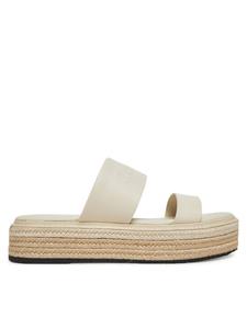 Эспадрильи Flatform Wedge Slide - He HW0HW02374 Calvin Klein, экрю
