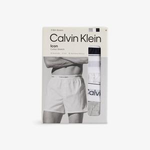 Набор трусов-боксеров Calvin Klein Icon из стрейч-хлопка 3 шт, черный