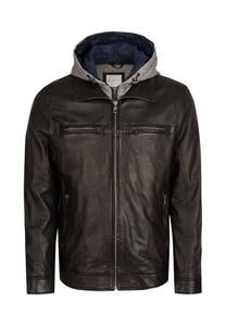 Кожаная куртка Аурелино bugatti, черный