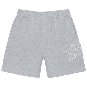 Шорты Stussy Fleece Tonal Appliqué Short, серый