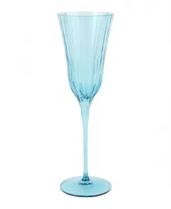 Наталия, бокал для шампанского объемом 0,2 л Vietri, бирюзовый