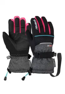 Перчатки коннора Reusch, Blck/Blck Mel/Knouck Pink