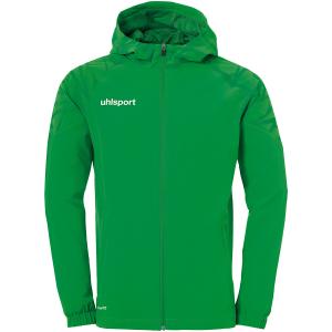 Куртка uhlsport Kapuzenjacke GOAL 25 EVO WOVEN HOOD JACKET, цвет grün/lagune