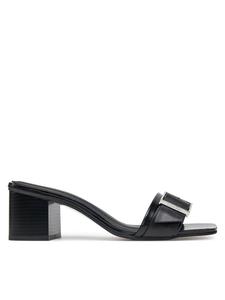 Мюли Heel Mule 50 W/Buckle - Lth HW0HW02478 Calvin Klein, черный