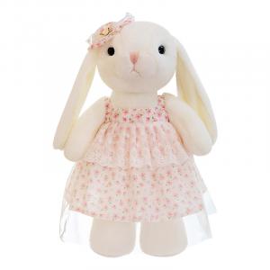 Костюм кролика из капока плюшевая кукла 30см/45см/65см высота MIC RABBIT, розовый