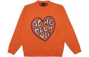 ADLV SS22 вязаный свитер Unisex Orange Acme De La Vie, оранжевый