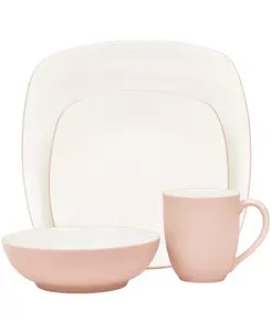 Набор столовых приборов Colorwave квадратный, 4 предмета Noritake, pink