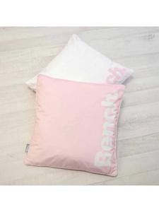 Bench Наволочка розово-белого цвета - (Д)50 x (Ш)50 см