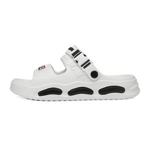 NANJIREN Пляжные сандалии мужские бежево-серо-оранжевые бело-черные, цвет White Black