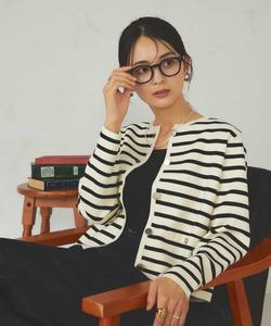 Вязаный кардиган с металлическими пуговицами Avv, цвет Ivory