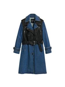 Пальто межсезонное Desigual, Blue Denim