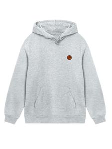 Вышитая баскетбольная толстовка цвета меланжевый серый F4NT4STIC