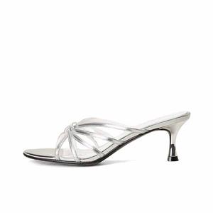 SHOEMAKER QUEEN Женские противоскользящие тапочки с устойчивостью к истиранию - стильный серебристый, цвет Stylish Silver