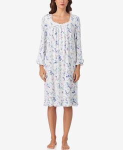 Женская балетная ночная рубашка с длинными рукавами Eileen West, White Multi