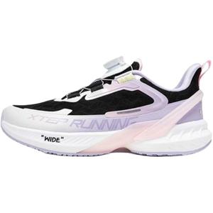 Кроссовки детские с низким верхом и противоскользящей амортизацией XTEP, черный/фиолетовый