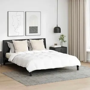 Одеяло мебельное другое с подушкой 3 шт. белое 240 x 260 см пуховое - Одеяла 3377103 vidaXL