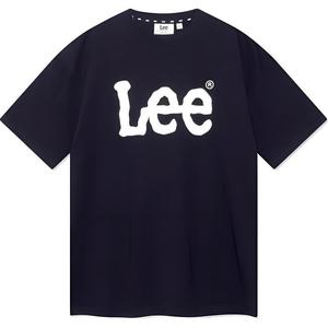 Футболка унисекс черная Lee, черный