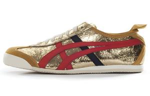 MEXICO 66 Кроссовки унисекс с низким верхом, золотистые/красные/черные Onitsuka Tiger