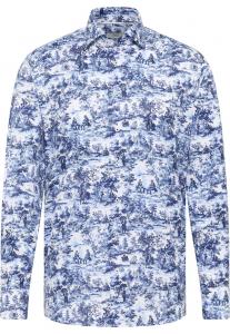 Рубашка делового покроя Regular Fit ETERNA, темно-синий