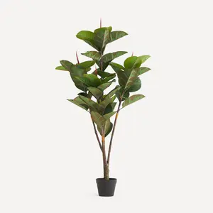 Искусственное дерево Ficus Elástica 150 см El Corte Inglés, зеленый