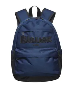 Простой нейлоновый рюкзак, синий, унисекс. Blauer, синий
