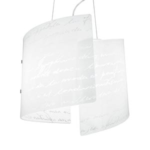 Подвесной светильник LAM Ariel, сатиновое стекло / железо - 2 лампы