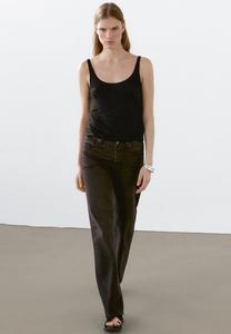 Топ Massimo Dutti STRAPPY CREW NECK, Black