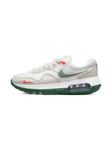 Кроссовки Air Max Motif White/Safety Orange/Light Bone/Gorge Nike Kids, бежевый