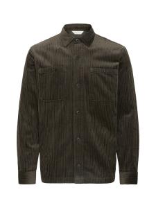 Рубашка на пуговицах классического кроя Casual Friday CFNor, темно-зеленый