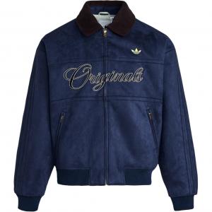 FW25 CRAFTED JACKET Утепленная Пуховая Куртка Мужская Adidas Originals, темно indigo