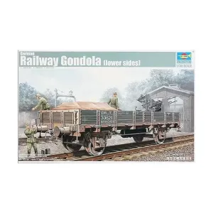 Немецкая железнодорожная гондола с нижними бортами, Military Models (1:35) (Trumpeter Models)