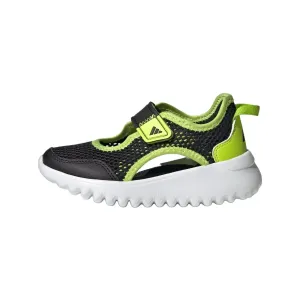 Детские сандалии с нескользящей подошвой и износостойким верхом Adidas, черный/зеленый