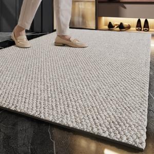 Dajiang Ковер 80х120 см для прихожей, грязеотталкивающий, нескользящий, HH01, Gela Cream Yellow