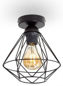 Потолочный светильник B.K. Licht Retro BKL1234, черный - абс - 22 x 23 x 22 см