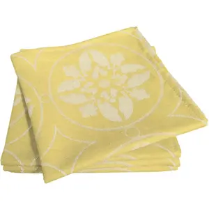Салфетки из ткани Adam «Romantic Puligny Light», (4 шт.), экологически чистые, желтый