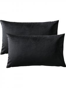 Redbest  Бархатные наволочки, комплект из 2 штук, Kingsville, черного цвета