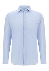 Рубашка Slim Fit на пуговицах Boggi Milano, светло-голубой