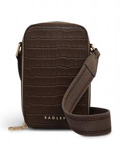 Сумка-кроссбоди для телефона Alba Place Croc Mini Radley London, Coffee