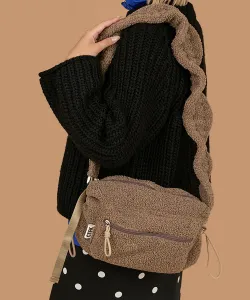 Control freak/ctfk сумка через плечо с перьями boa, цвет Brown