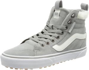 Vans женские кроссовки Hi-top, Suede Drizzle White