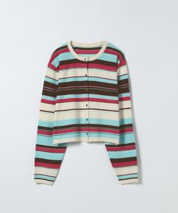 Кардиган с ребристой отделкой 14G на кнопках Jeanasis, цвет Multi(82)