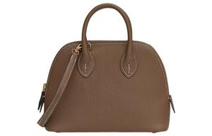 Сумка Bolide Mysore из козьей кожи для боулинга через плечо миниатюрная женская слоновая кость HERMES