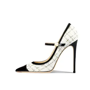 Siwei Туфли на тонком каблуке, женские, белые