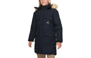 Детский пуховик Jordan, цвет черный