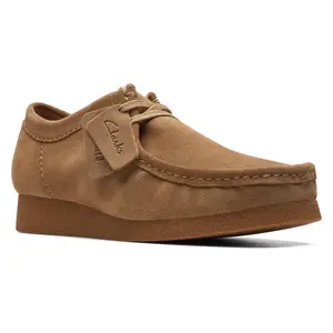 Лоферы Clarks Shoes Wallabee EVO, коричневый