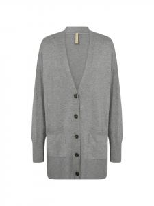 Soyaconcept Кардиган SC-DOLLIE 739, цвет 99470, средний, серый меланж