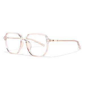 Sagawa Пластиковая квадратная оправа для очков TR/Memory унисекс, Champagne