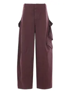 Брюки с карманами-карго Alaïa, красный