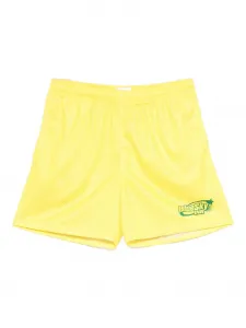 Футбольные шорты с принтом логотипа Blue Sky Inn, желтый