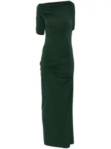 Платье миди The Drapeado JACQUEMUS, зеленый